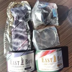 イーストボーイ　合皮バッグ　チャコール　２個セット