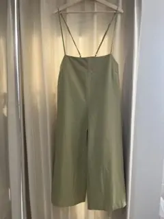 グリーン サロペット キャミソール