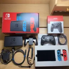 Nintendo Switch バッテリー強化版 ネオン プロコン付き