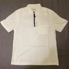 未使用 BURBERRY バーバリー TBロゴ ポロシャツ 白 XL ティッシ期