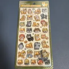 ボンボンドロップシール　和柄　柴犬