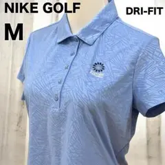NIKE GOLF DRI-FIT 半袖ポロシャツ M 総柄 レディースのサムネイル