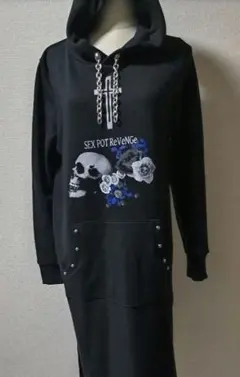 SEX POT グラフィックプリント ロングパーカー Lサイズ　未使用 2025年最新】セックスポット パーカーの人気アイテム - メルカリ