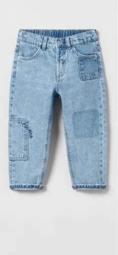 ZARA ザラ ベビー キッズ デニムパンツ ライトブルー 98