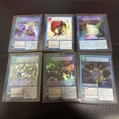 旧デジモンカード　まとめ売り6枚セット　2000年版　2001年版