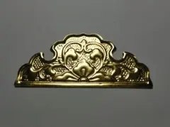 ★☆50ｍｍｘ 6枚【唐草真鍮金具】 仏具、神輿、山車、祭り、飾り真鍮金具