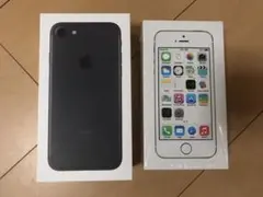 iPhone 7 とiPhone5Sの空箱