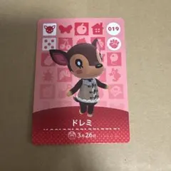 どうぶつの森 amiiboカード 019 ドレミ