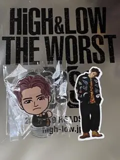 ハイロー 龍 芝マン フラッグアクセサリー フレークシール