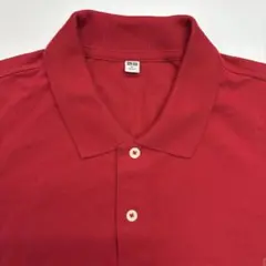 【美品】UNIQLO ポロシャツ レッド XLサイズのサムネイル