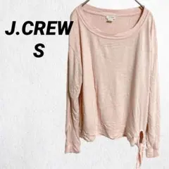J.CREW 長袖ニット セーター ピンク 【S】秋 春 夏 薄手