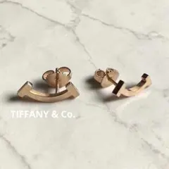 Tiffany K18YG Tフープ ピアス 片耳 - メルカリ