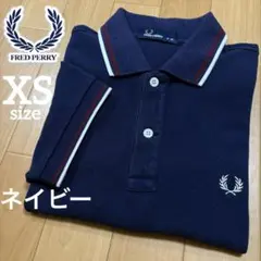 FRED PERRY フレッドペリー ポロシャツ 半袖 サイズXS ネイビーのサムネイル