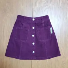 ☆*ー様 Lovetoxic スカート 150 M コーデュロイ ボルドー えん