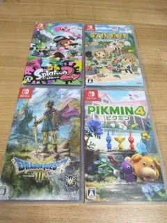ピクミン4，ドラクエ3，スプラトゥーン2，牧場物語　まとめ売り