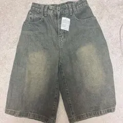 SPINNS デニムジーンズ　膝丈