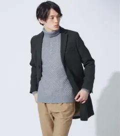 【ABAHOUSE】メルトンチェスターコート