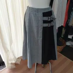 チェック柄プリーツスカート