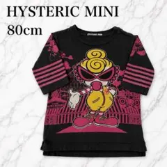 HYSTERIC MINI 長袖カットソー ブラック ピンク キッズ 80cmのサムネイル