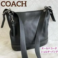 COACH コーチ ショルダーバッグ レザー ブラック No H053-3594 - メルカリ