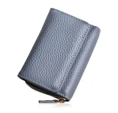 【未使用品】三つ折り財布 レディース コンパクト財布 ブルー