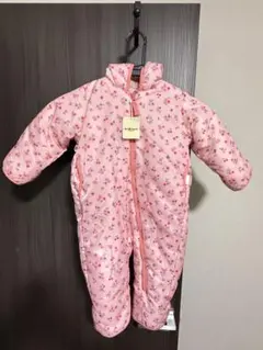 ミキハウスホットビスケッツ　冬用アウターMサイズ80-90　ジャンプスーツ