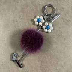 美品 FENDI フェンディ 18cm モンスター キーホルダー パール - メルカリ