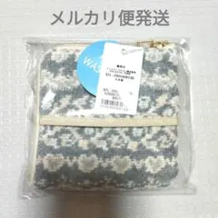 限定】 FEILER フェイラー ポーチ キューブ クリアレーベル ブルー
