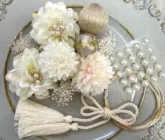 【数量限定】清楚系✨成人式和装振袖七五三前撮り髪飾り