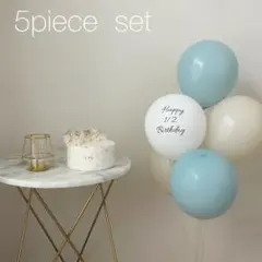 バルーン　誕生日　風船　ハーフバースデー ハートバルーン 100日祝い 1/2