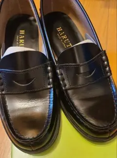 通学靴　HARUTA　ハルタ　3E　コインローファー革靴　23cm　学校　通学