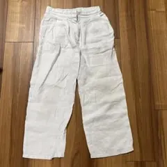 ワイドパンツ ZARA 120 ポリエステル　淡いブルー