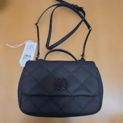 TORY BURCH　ウィラ　マットブラック　ハンドバッグのサムネイル