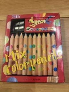 コクヨ ミックス色鉛筆 10本セット 鉛筆削り付き