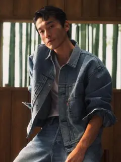 Levi's X BEAMS SUPER WIDE トラッカー Gジャン デニム