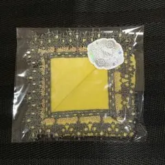 近沢レース ガス灯 イエロー タオルハンカチ