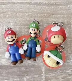 スーパーマリオ マスコットフィギュア マリオ ルイージ キノコ ノコノコ