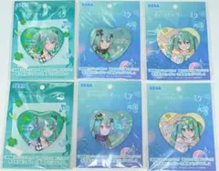 初音ミク プロジェクトセカイ キラキラビッグハート缶バッジ まとめ売り