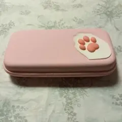 Nintendo Switch ケース ピンク 肉球 猫
