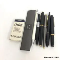 PARKER パーカー 万年筆 ボールペン シャープペンシル 筆記具 6点セット