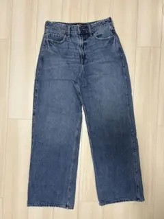 BERSHKA デニムパンツ ワイドシルエット EUR38 USA30 - メルカリ