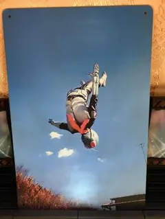 仮面ライダー アクション空中ジャンプ ブリキ・プレート 送料込