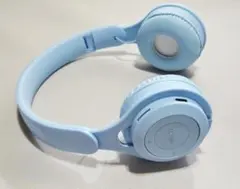 子供用 Bluetoothヘッドフォン　ライトブルー 稼働品 ケース付きのサムネイル