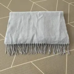 ユニクロ カシミヤ100% ブルー マフラー