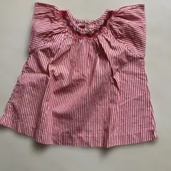 ジャガディ　　JACADI 赤と白のストライプ ワンピース　新品　未使用