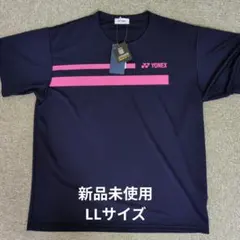 新品未使用 YONEX テニスウェア （半袖Tシャツ）ネイビーブルー LLサイズ