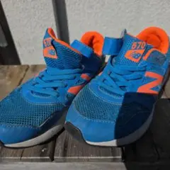 New Balance 570 スニーカー 21cm 青/オレンジ