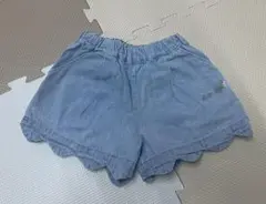 SLAP SLIP スカラップ リボン付き デニムショートパンツのサムネイル