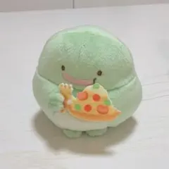 すみっコぐらし　てのりぬいぐるみ　たぬきのまんまるレストラン　とかげ（本物）