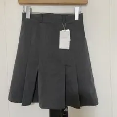 Ray Cassin プリーツ ミニ スカート グレー